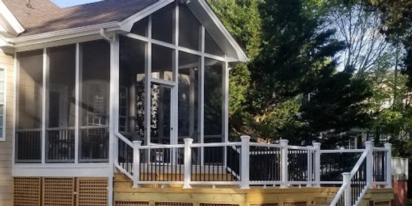 Custom Screened in Porch built in Charlotte, NC