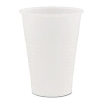 Plastic Lids for Foam Cups, Bowls and Containers, Flat with Straw