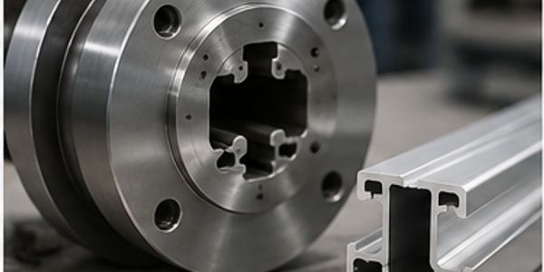 Extrusion die and aluminum extrusion profile.