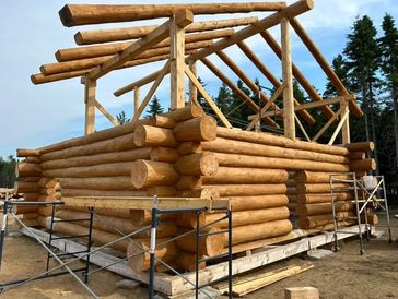 Log home structure