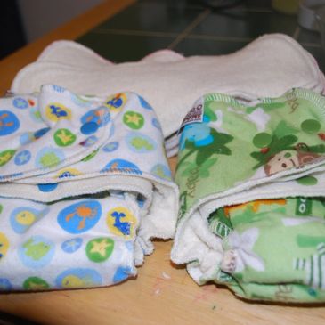 Handmade Organic Cotton Hemp Diapers 