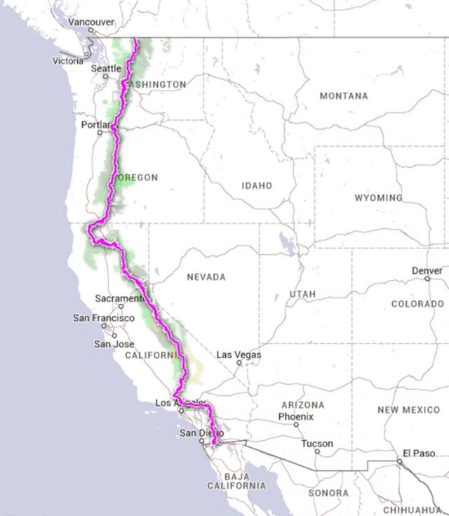 What is the Pacific Crest Trail?