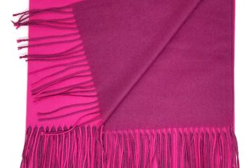 Scarf Shawl Wrap Rose Reversible Fringed for Winter Comes in Gift Box
