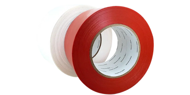 red and white preservation tape