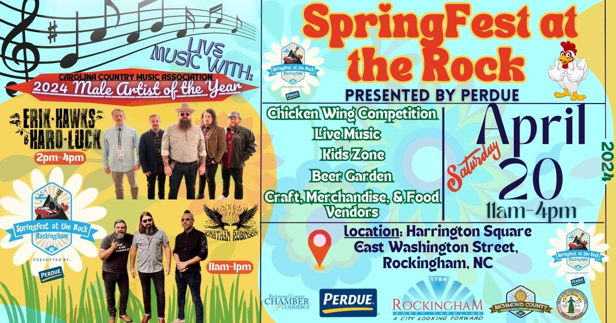 SpringFest at The Rock Presented by Perdue is tomorrow!