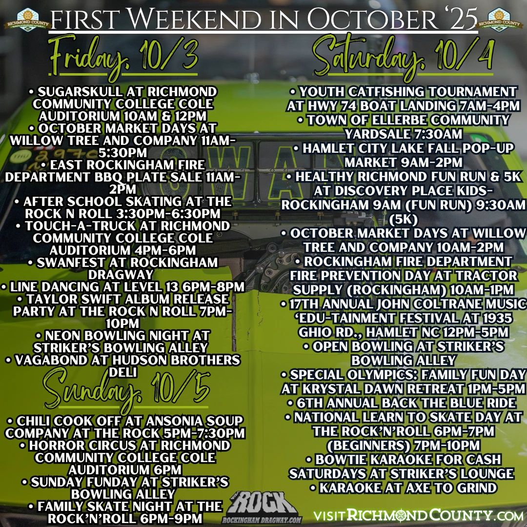 First Weekend in October 2025