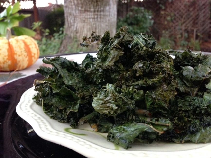 Baked Kale Chips MyRD Nutritionist