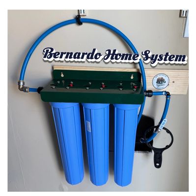 Protect every tap in your home with the Bear Water Industry Bernardo Whole Home Water Filtration System. Designed to deliver cleaner, better-quality water throughout your entire house, the Bernardo System reduces sediment, chlorine, unpleasant tastes and odors, helping provide healthier water for drinking, cooking, bathing, laundry, and everyday household use.

Built with high-capacity filtration components and premium materials, the Bernardo System helps protect plumbing fixtures, appliances, water heaters, and pipes from the damaging effects of contaminants and sediment while improving overall water quality and comfort.