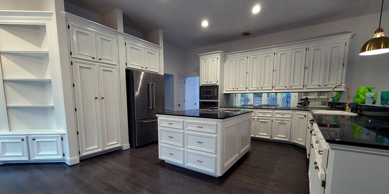 Interior painting project completed by Vassett Painting and Construction in Fort Myers Florida.