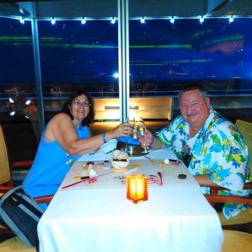 Fine Dining while cruising