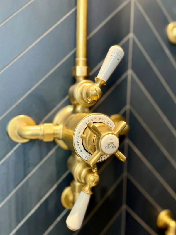 lefroy brooks exposed brass shower valve