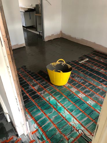 Under floor heating preparation latex