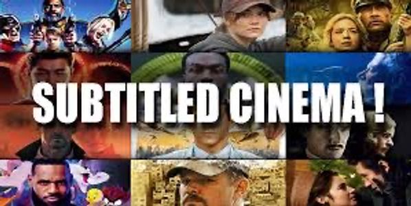 Collage of various movie scenes with 'SUBTITLED CINEMA!' text.