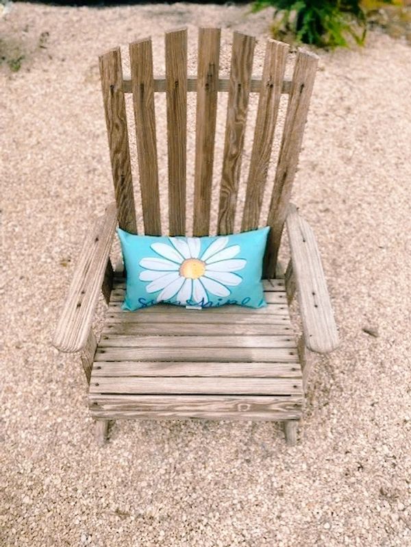 Rustic rocking chair