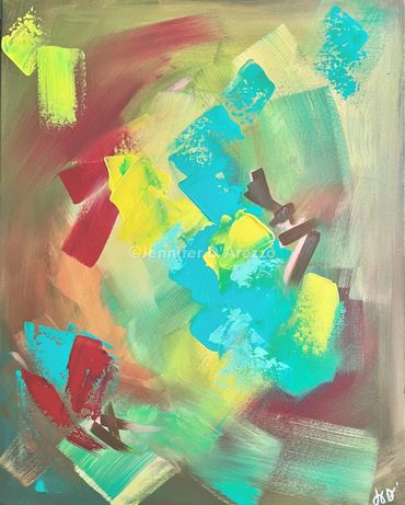 Tiki Vibes
2021
16"x20" Acrylic on Canvas 