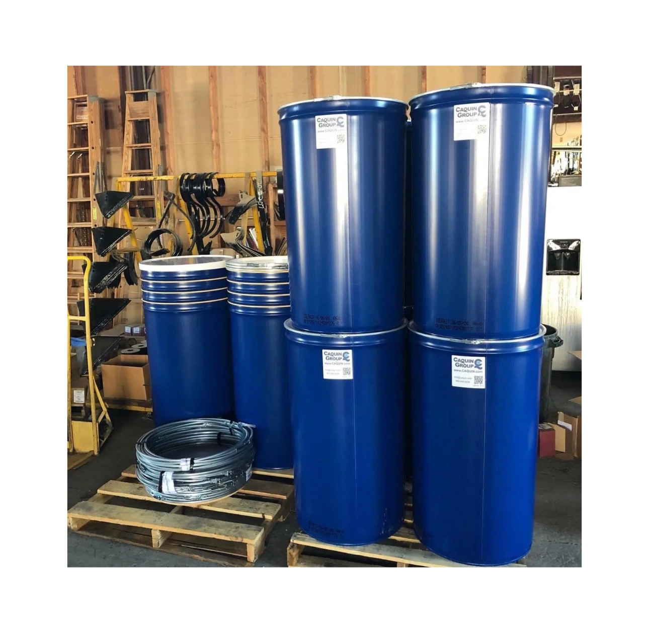 Sustainable industrial packaging Conical steel drums
Stackable
Nestable
Reusable
Recyclable