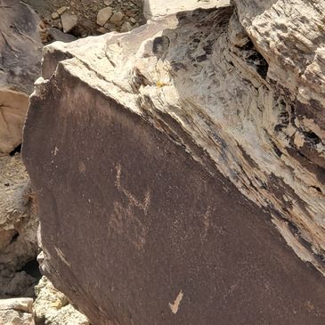 Petroglyphs in the high desert of Arizona.