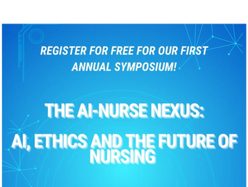 Free registration for symposium on AI ethics in nursing's future.