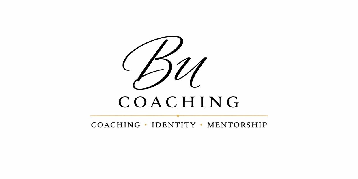 Elegant logo for Bu Coaching emphasizing coaching, identity, and mentorship.