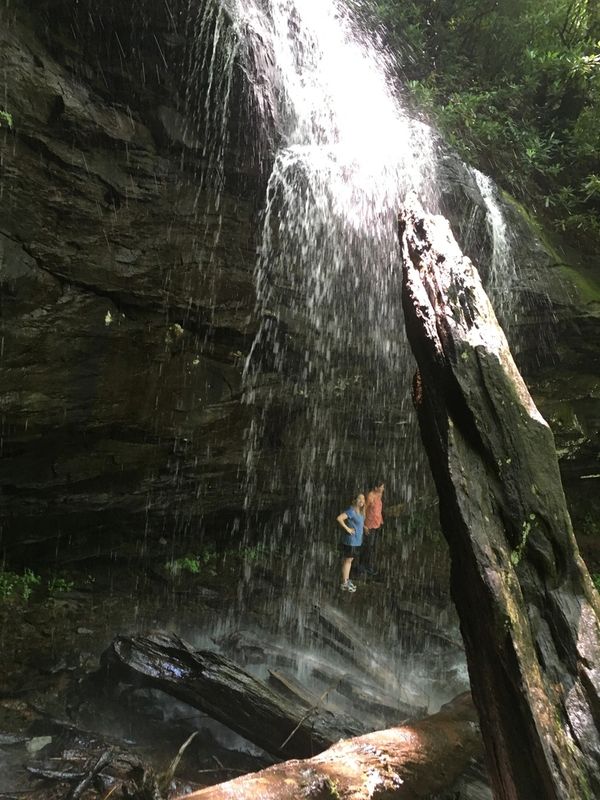 A Rock & A Soft place with Asheville-Waterfall-Tours.com