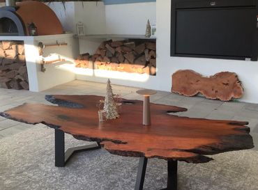 Burnt lace She-Oak coffee table