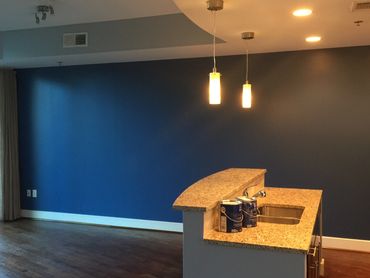 Midtown Atlanta condominium two tone color change