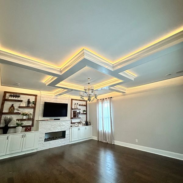 Coffered ceiling beams Charlotte NC