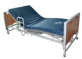 hospital bed with mattress