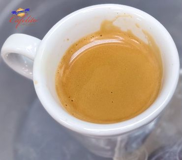 El Cafecito is a beverage of Cuban origins. An espresso shot with added sugar.