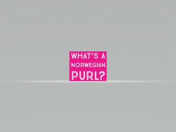 What's a norwegian purl