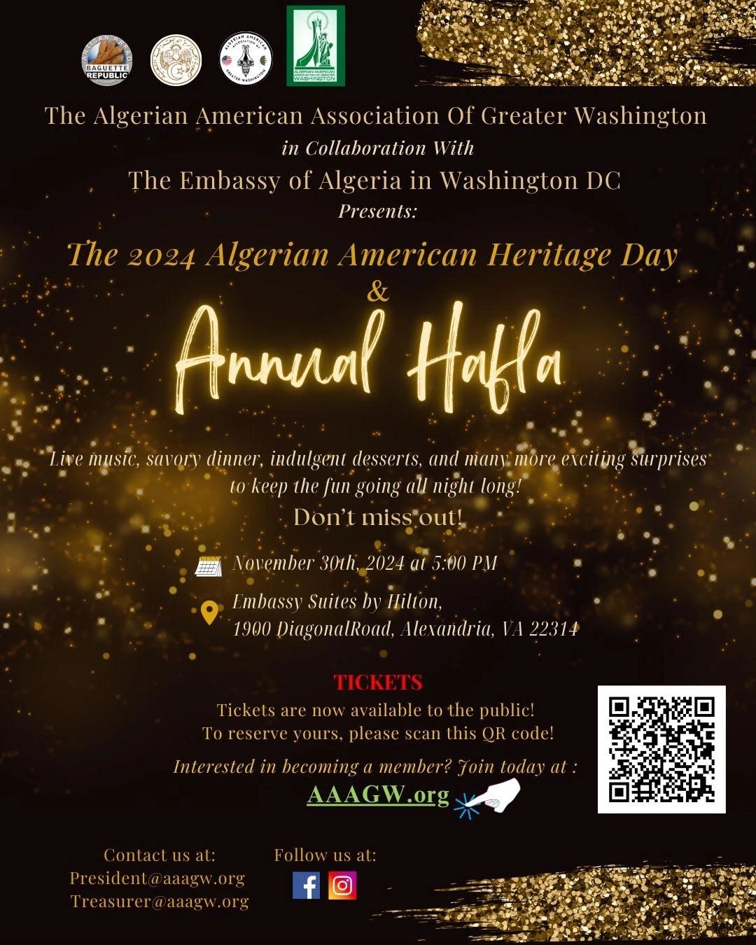 2024 Algerian American Heritage Day & Annual Hafla Gala Tickets!