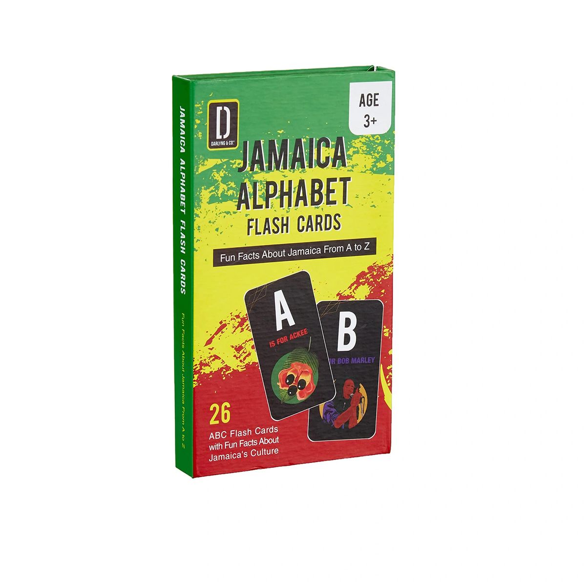 Jamaican Affirmations Alphabet Flash Cards (Darlyng & Co.)