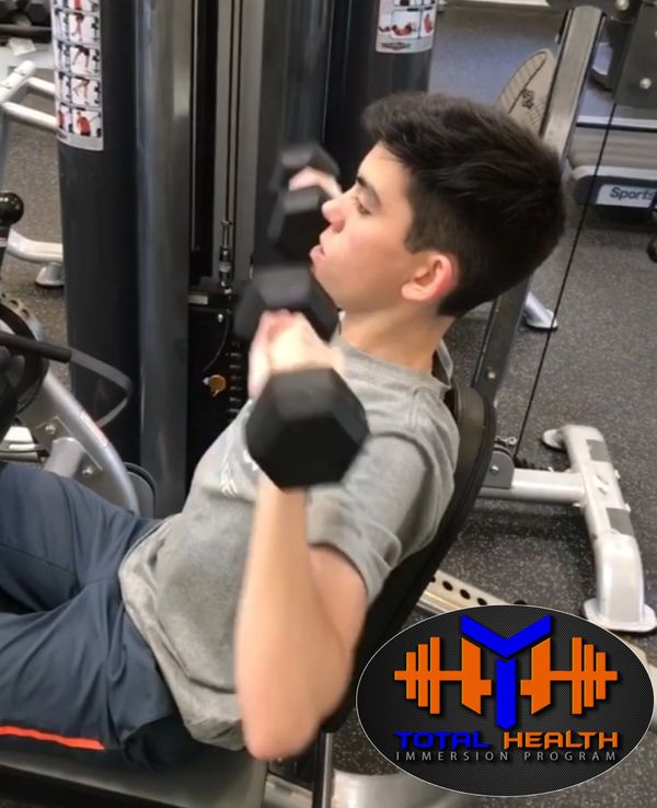 Client Working Out Shoulders