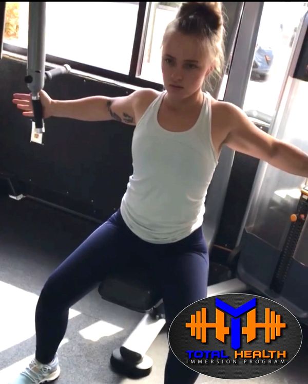Client Working Out Chest