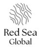 Logo of Red Sea Global with a stylized golden circular pattern.