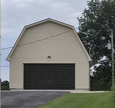 Gambrel garage