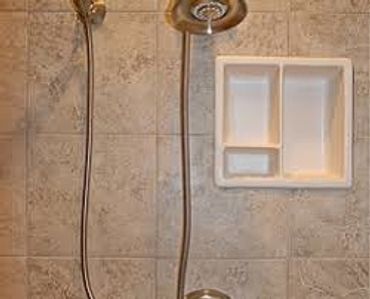 Ceramic tile.  bathroom remodel