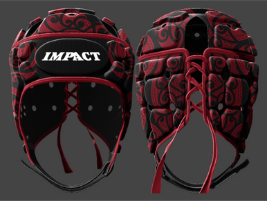 Impact Rugby Headguard Tribal design 