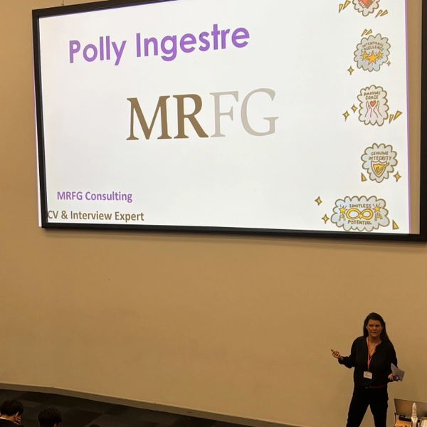 Presenter Polly Ingestre speaks about MRFG Consulting and CV &amp; Interview expertise.