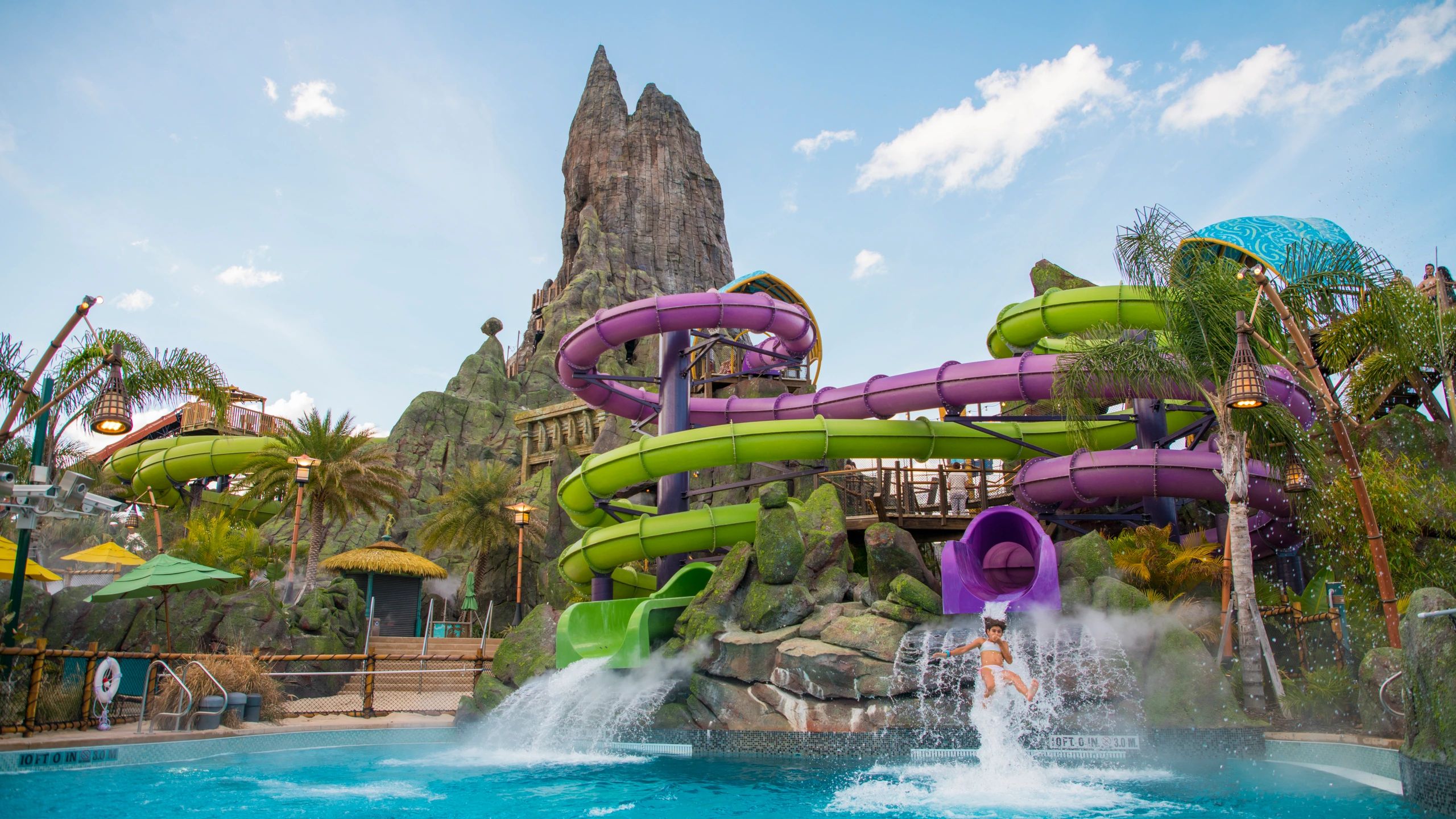 Volcano bay Water theme park at universal studios theme park resort orlando Florida 