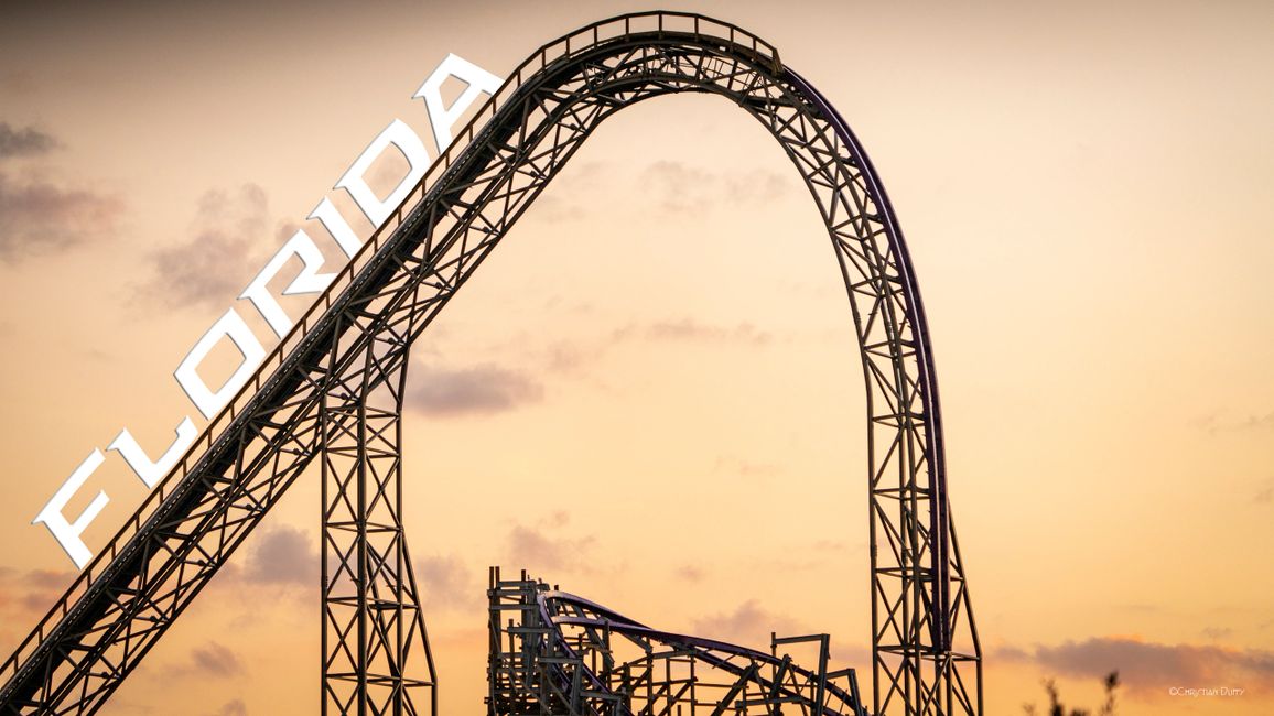 Florida Theme Parks And Roller Coasters Iron Gwazi RMC Hybrid Busch Gardens 