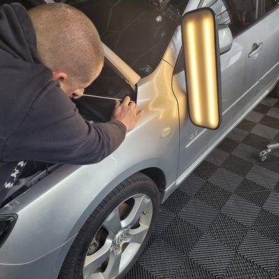 Lakeland Florida Paintless Dent Repair In Action
