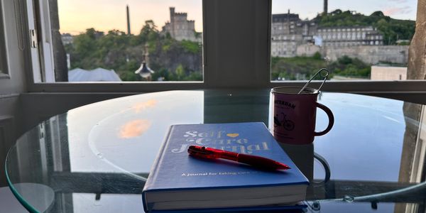 take a brake, journal, enjoy your view, take a moment, breathe