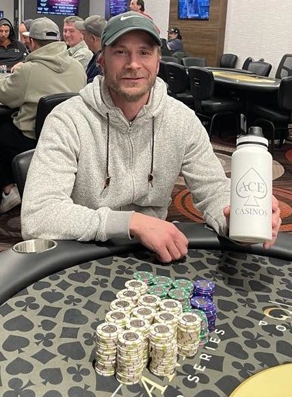 Ace casino calgary alberta poker tournament winner Eric Backlund