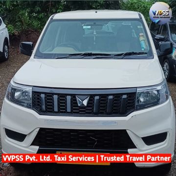 Bolero Neo taxi rental by VVPSS Pvt. Ltd. Taxi Services – reliable SUV for family trips, local city travel, and outstation journeys from Satna, Rewa, Maihar, and Chitrakoot."