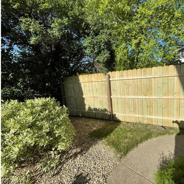 Custom built fence