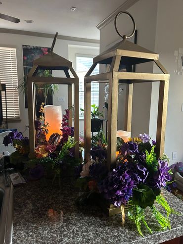 Decoración con flores