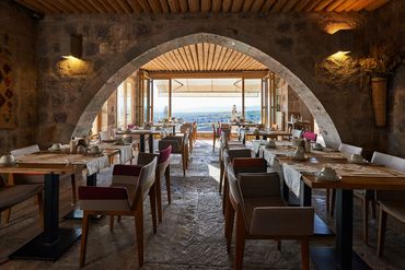 interior photography dining room restaurant Cappadocia, Turkey