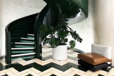 interior photography retail store bottega veneta Marina Bay Sands