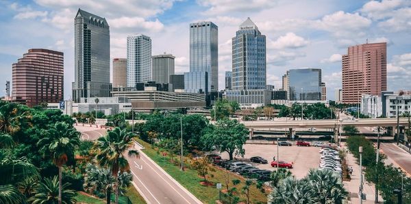 Skyline view of Tampa, Florida, symbolizing a local SEO agency's expertise 